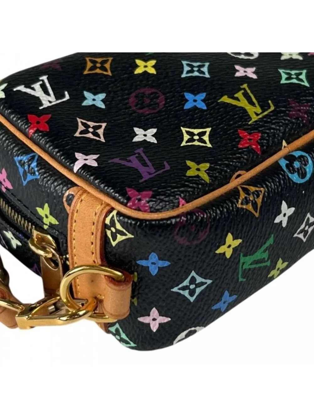 Louis Vuitton Pouch Trousse Wapiti Monogram Multicolor Gold
